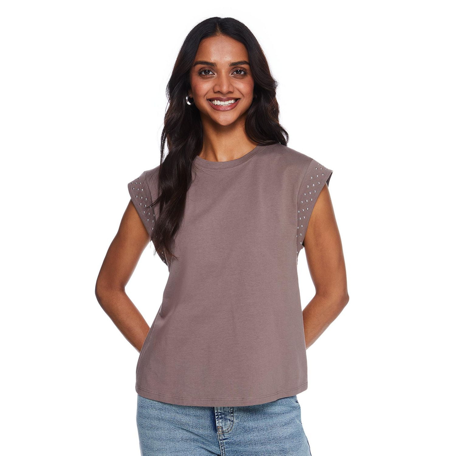 George Women's Studded Muscle Tee