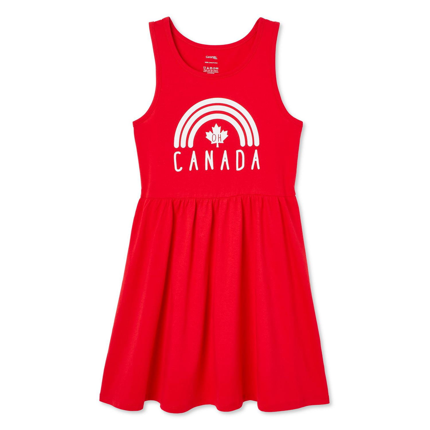 George Girls' Canada Day Dress