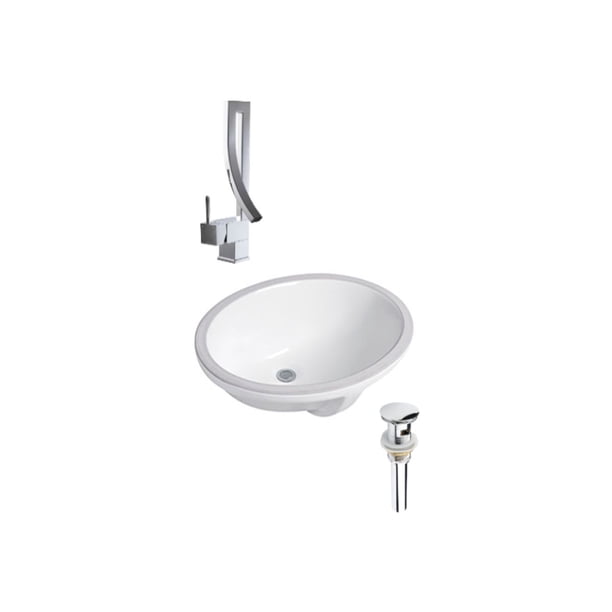 DROP Bath and Kitchen DR091133 Undermount Bathroom Sink Set - Walmart.ca