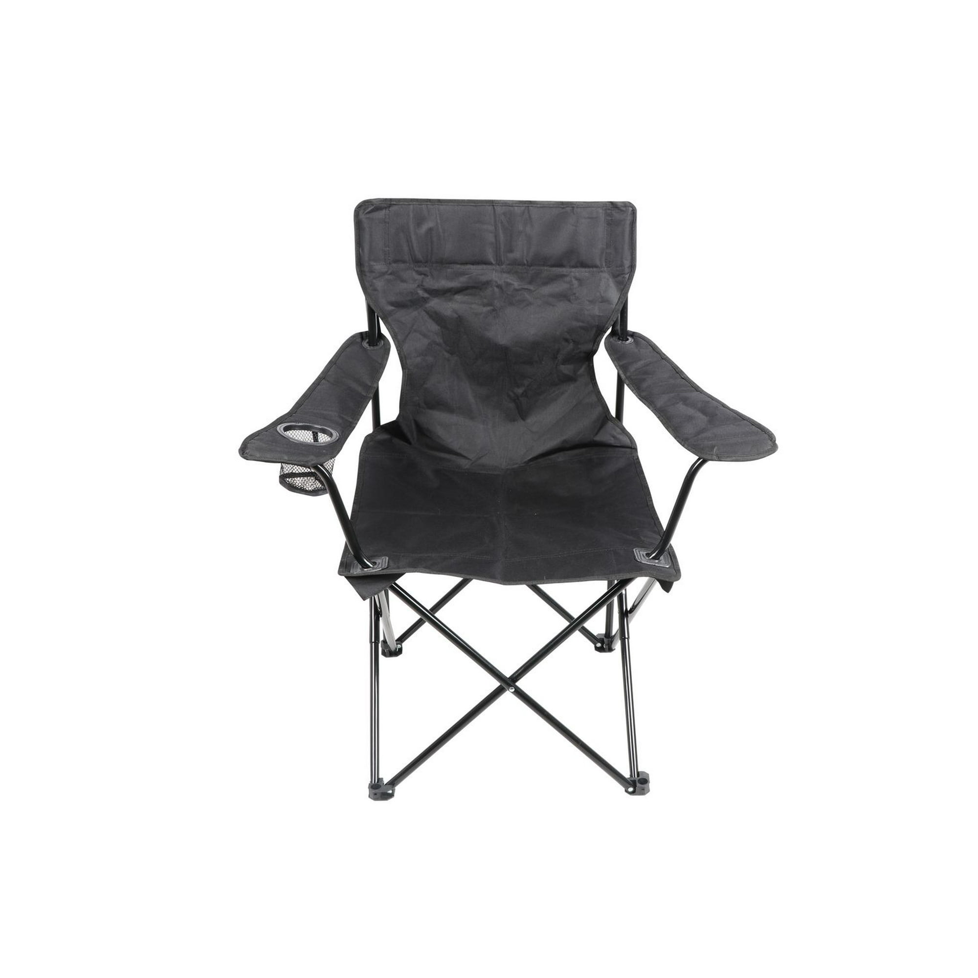 Style Selections Polyester Black Folding Camping (Carrying Strap