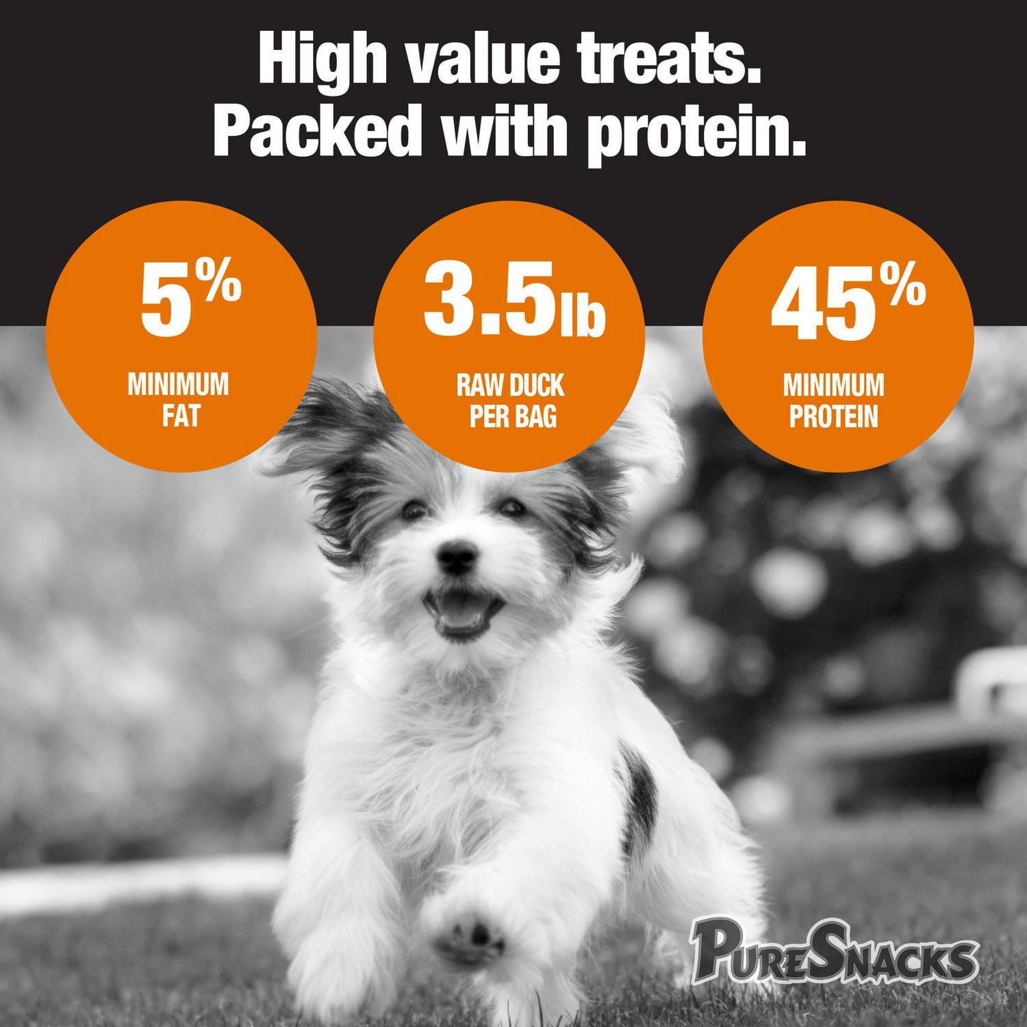Mini-PureSnacks Air Dried Duck Trainers, 396g, 396g | 13.9oz