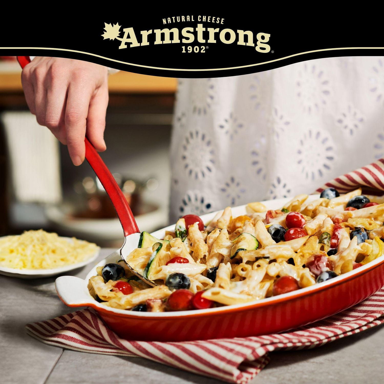 Armstrong Fromage Cheddar ail et herbes 600 g