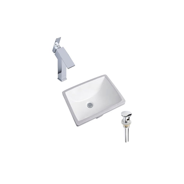 DROP Bath and Kitchen DR091157 Undermount Bathroom Sink Set - Walmart.ca