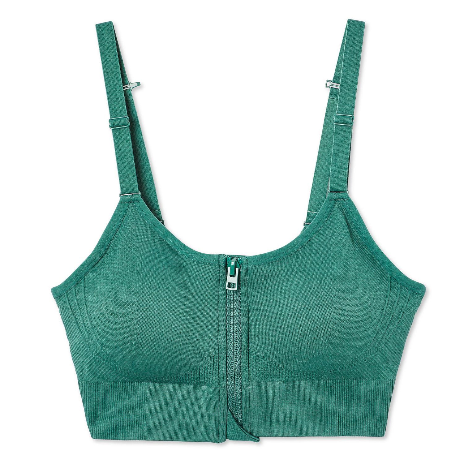Athletic Works Women's Zipper Bra