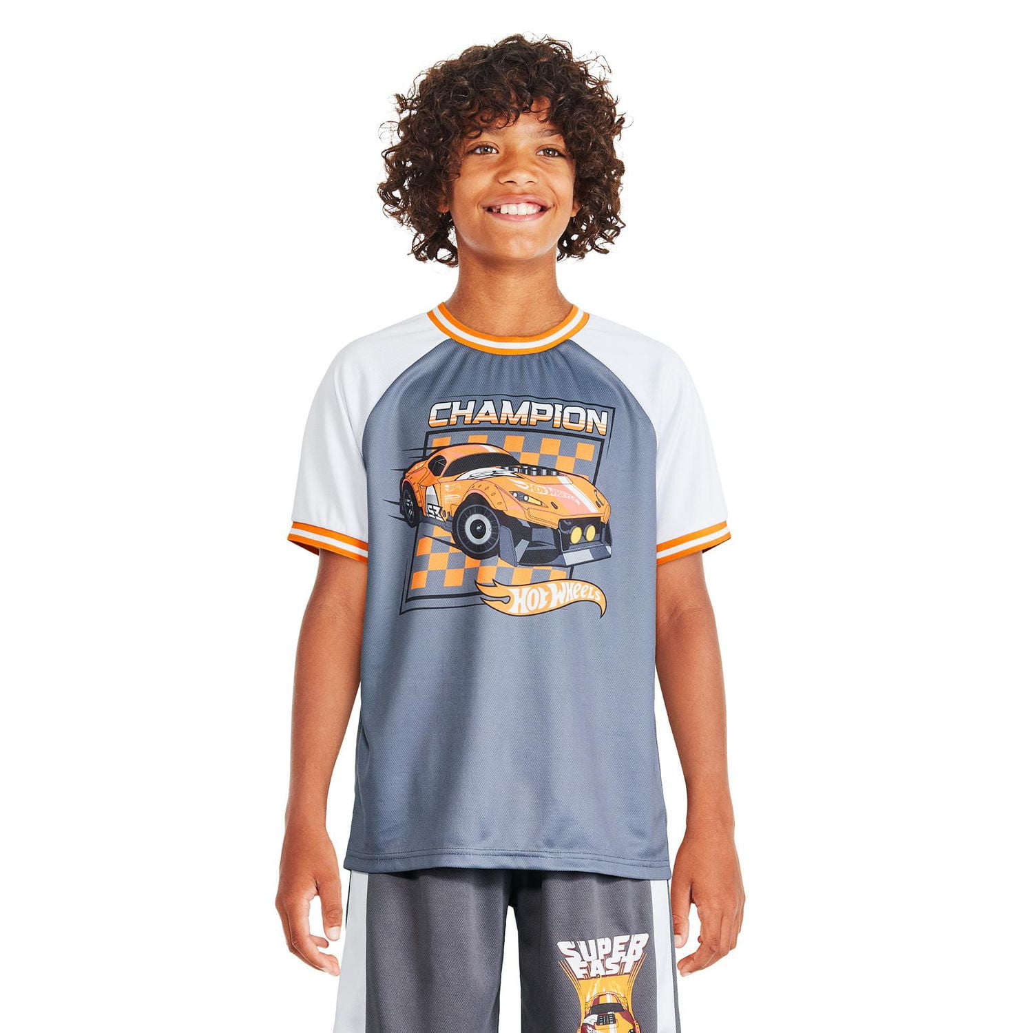 Hot Wheels Boys' Raglan Tee