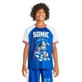 thumbnail image 1 of T-shirt raglan Sonic Le Hérisson pour garçons, 1 of 3
