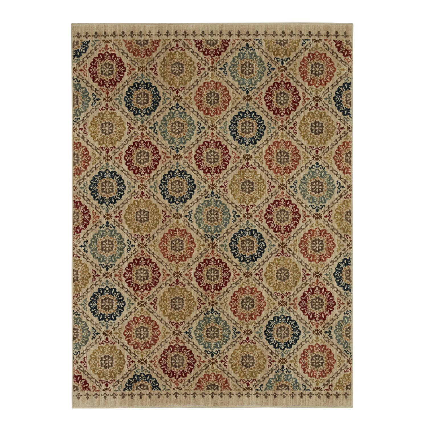 Mohawk Floral Medallion Multi, 1'9"x5' Area Rug Walmart Canada