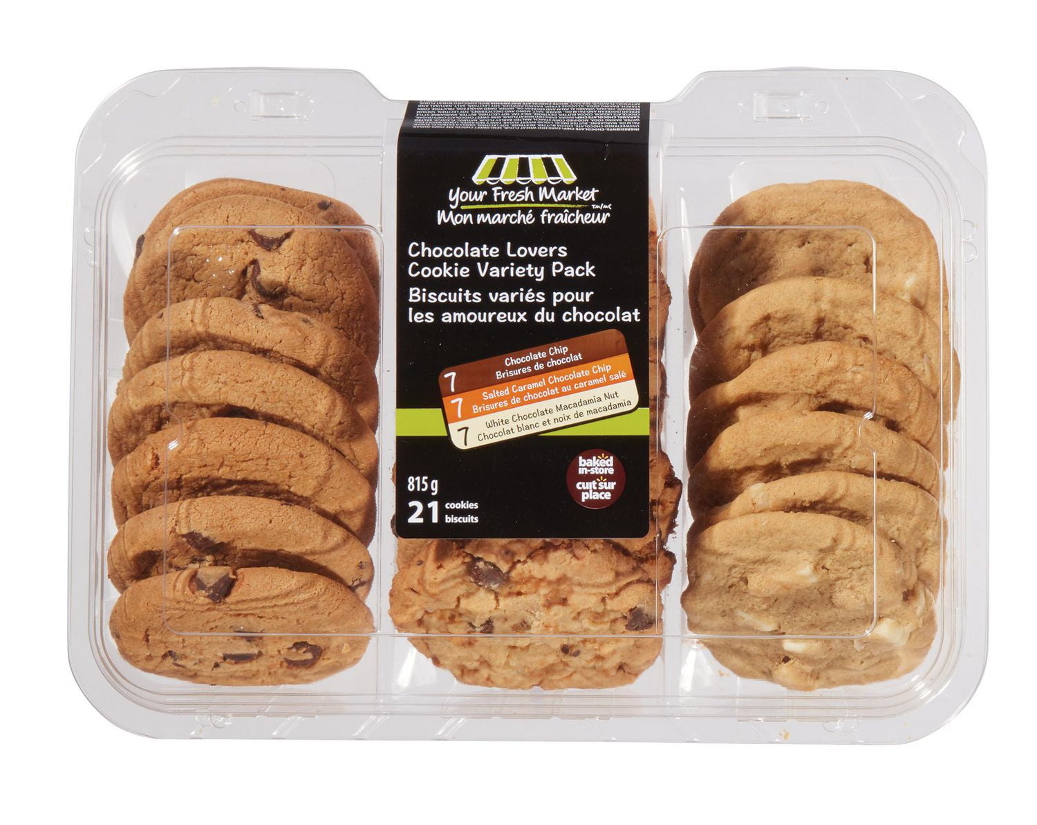 Your Fresh Market Chocolate Lovers Cookies Variety Pack Walmart Canada