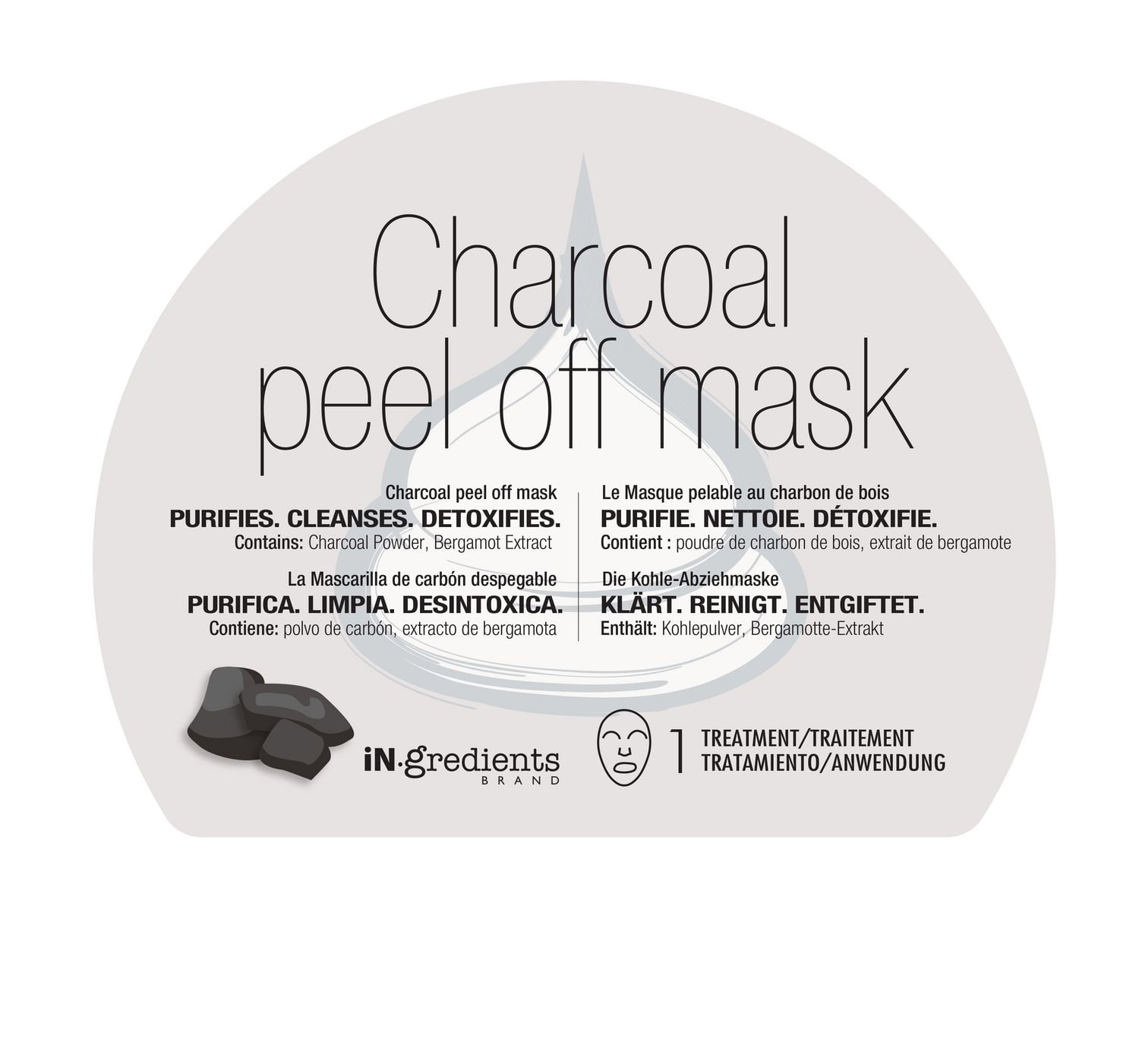 iN.gredients Brand Charcoal Peel Off Mask Walmart Canada