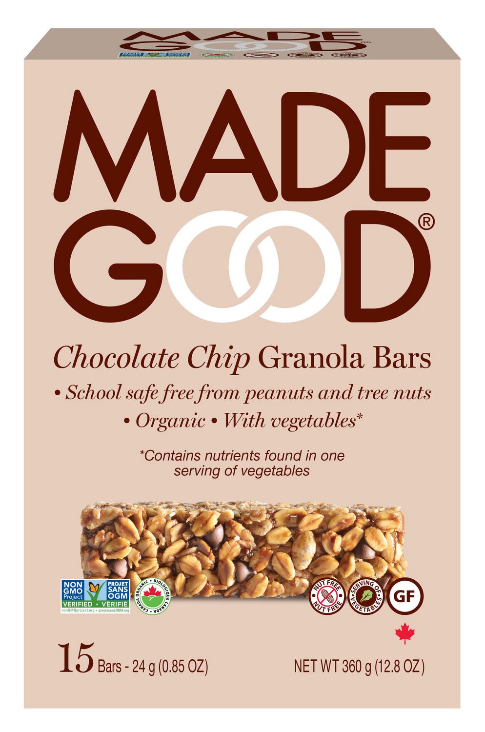 Made Good Chocolate Chip Granola Bars Walmart Canada