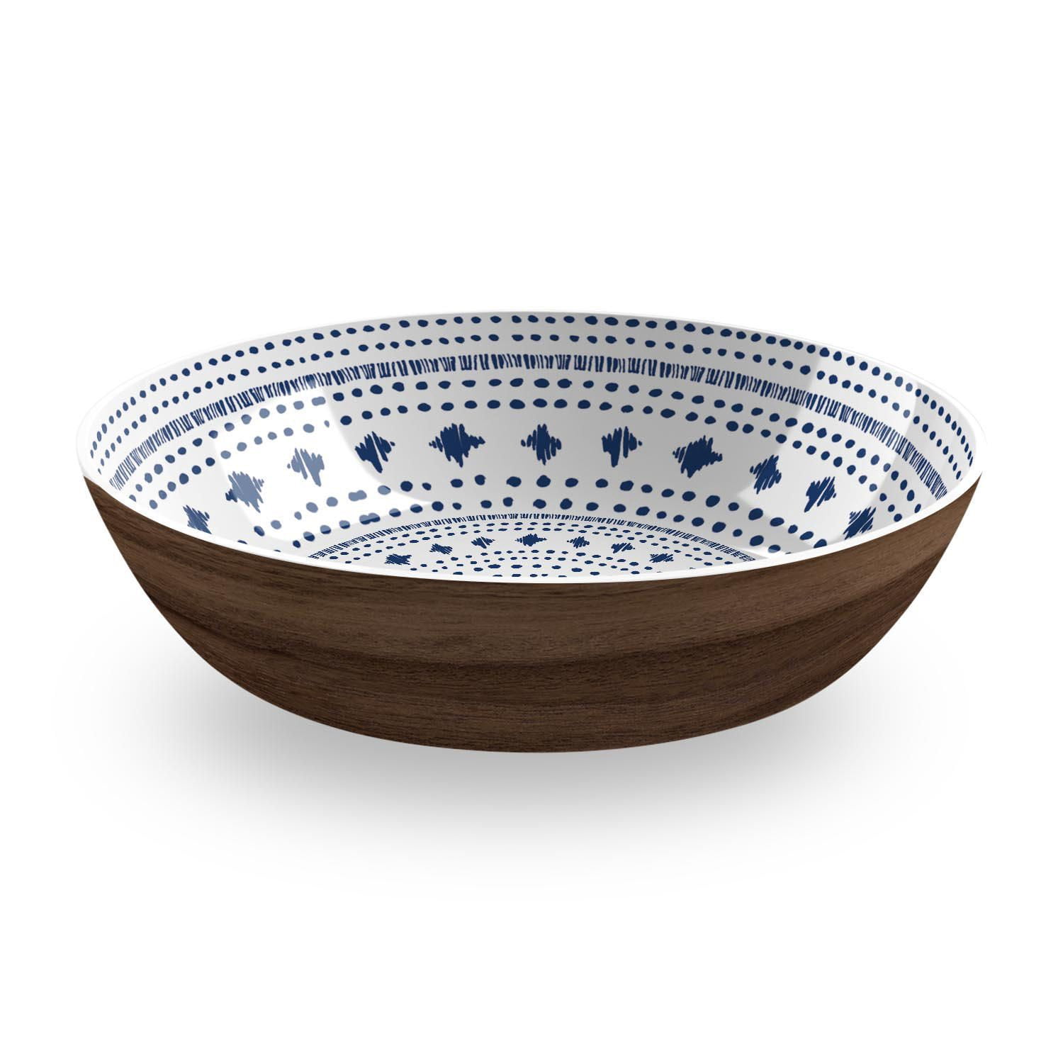 Hometrends Melamine Salad Serve Bowl Wood Walmart Canada