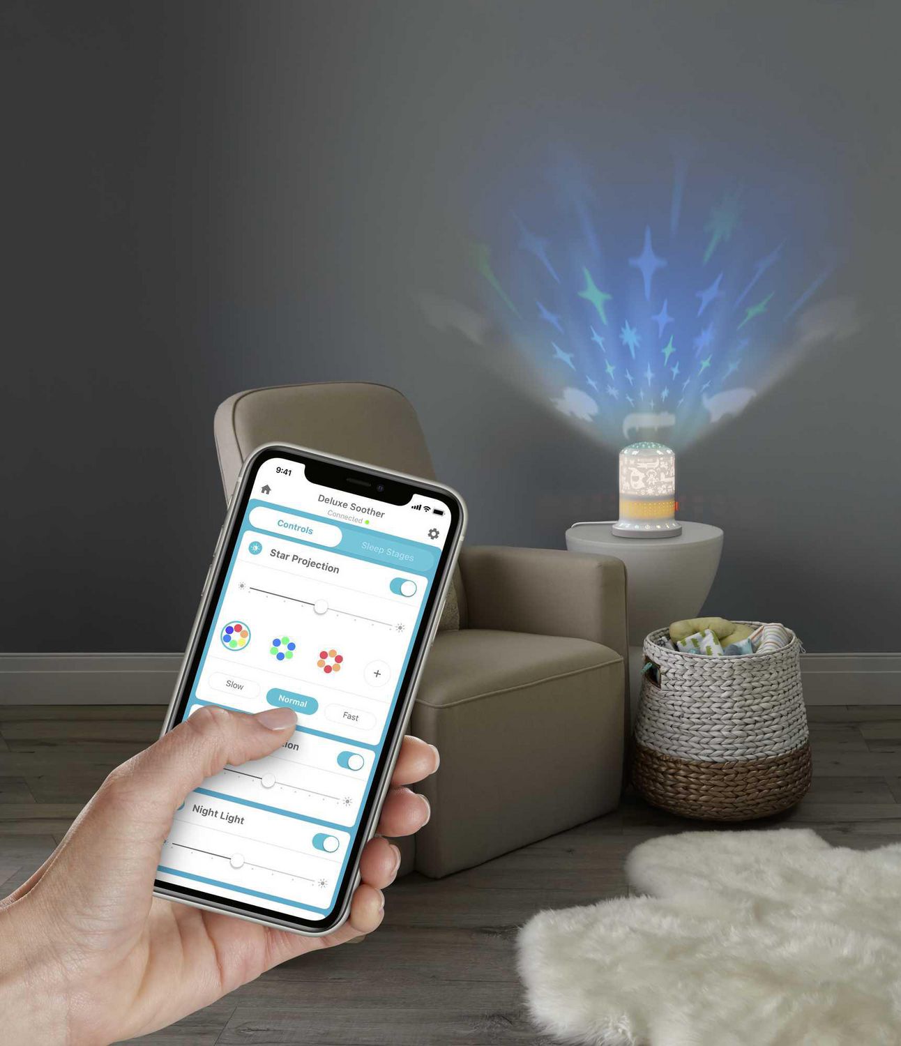 Smart light sound machine приложение