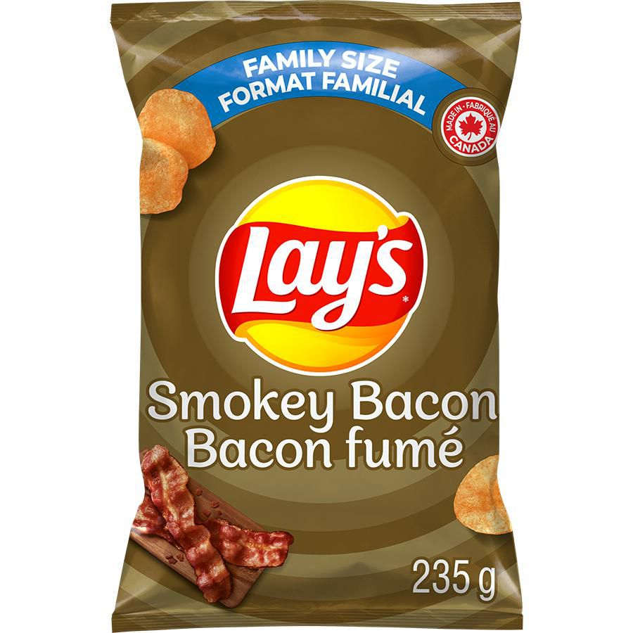 Lay's Smokey Bacon Potato Chips Walmart Canada