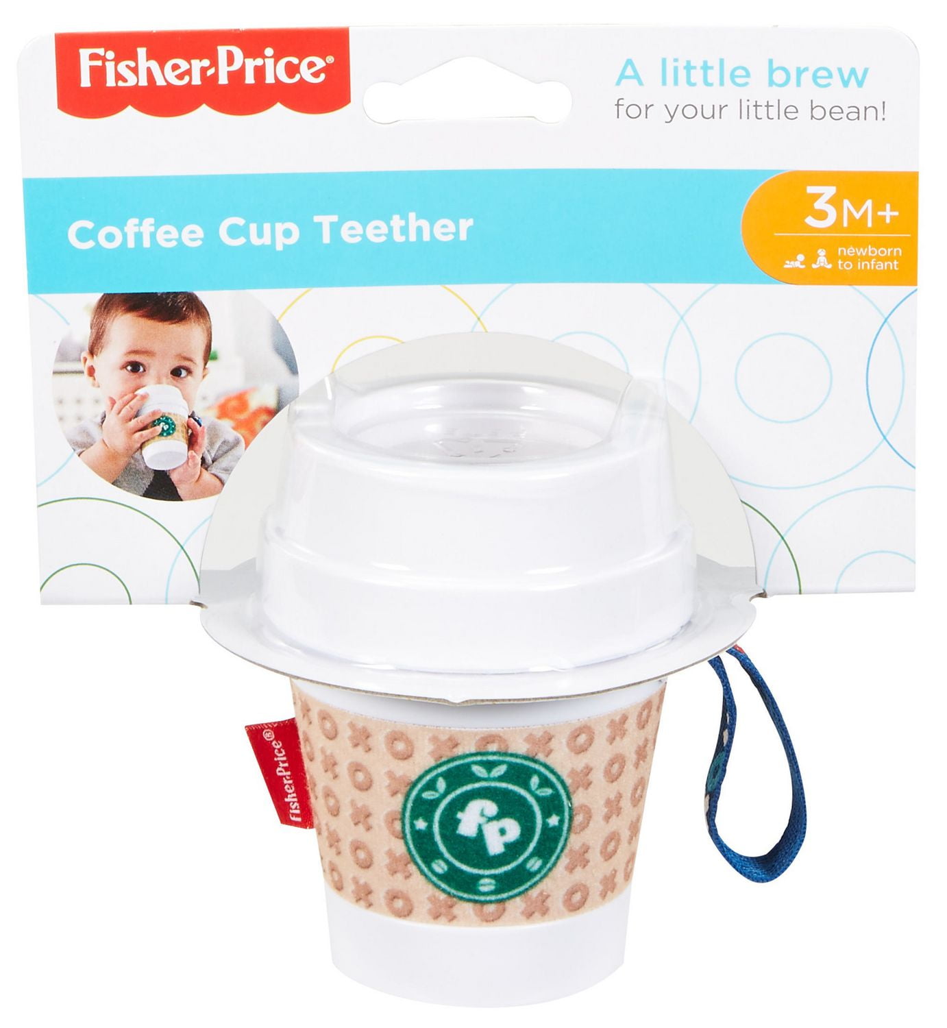 fisher price coffee cup teether