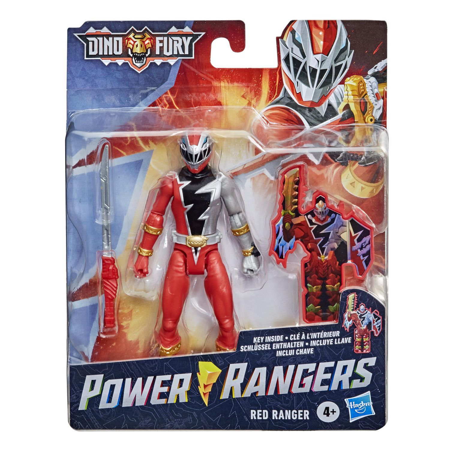 Power Rangers Dino Fury Red Ranger 6 Inch Action Figure Toy Inspired By Power Rangers Dino Fury Red Ranger 6 Inch Action Figure Toy Inspired By