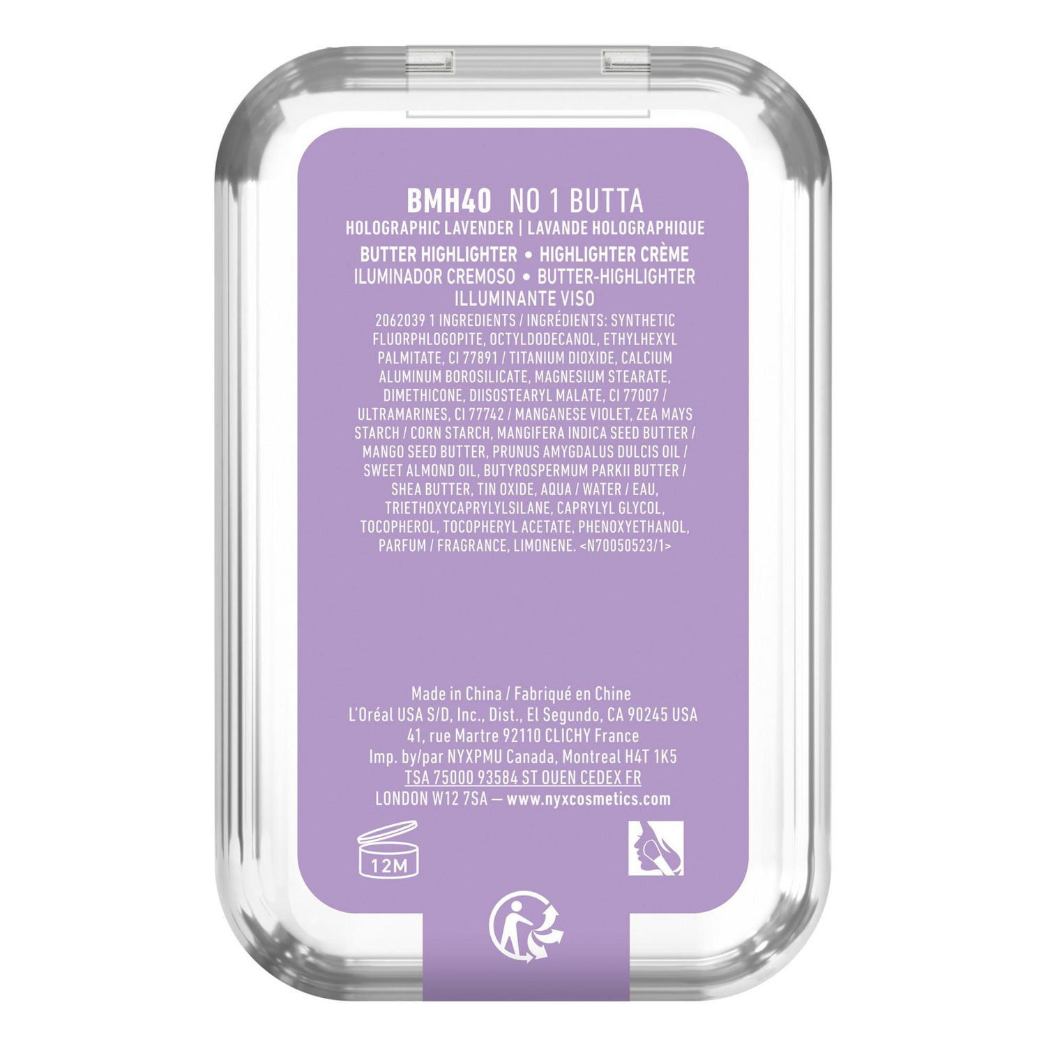 NYX Professional Makeup Buttermelt Highlighter