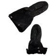 thumbnail image 1 of Jemcor, Black Leather Ski Doo Mitt with Removeable Boa Liner, 1 of 2