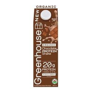 Greenhouse Organic Protein+ Chocolate Shake, 900 mL