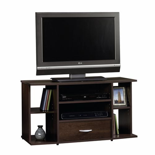 Sauder® Beginnings Collection TV Stand, Cinnamon Cherry Finish, 413037 ...