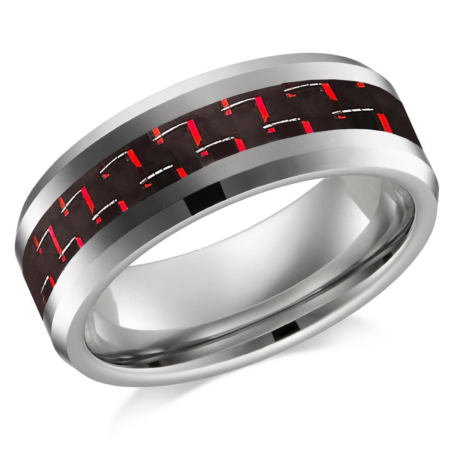 Men's Titanium Ring w/Carbon Fibre Inlay Walmart Canada