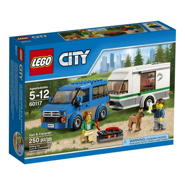 City Great Vehicles - La camionnette et sa caravane (60117)