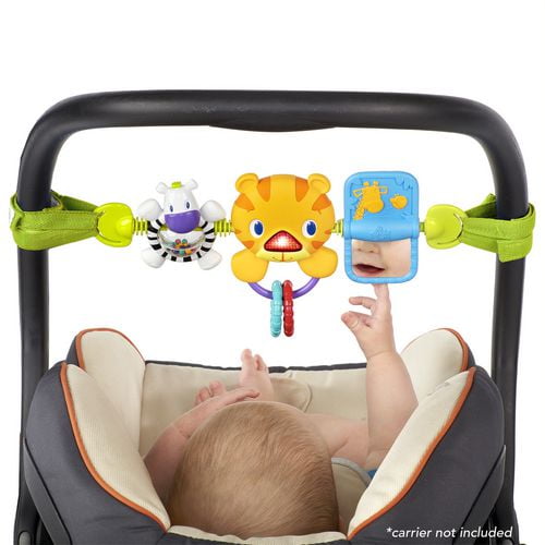 Bright Starts Take Along Toy Bar for Baby Car Seats/Carriers