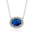 thumbnail image 2 of Luxury Designs Sterling Silver Blue Spinel Necklace, 2 of 2