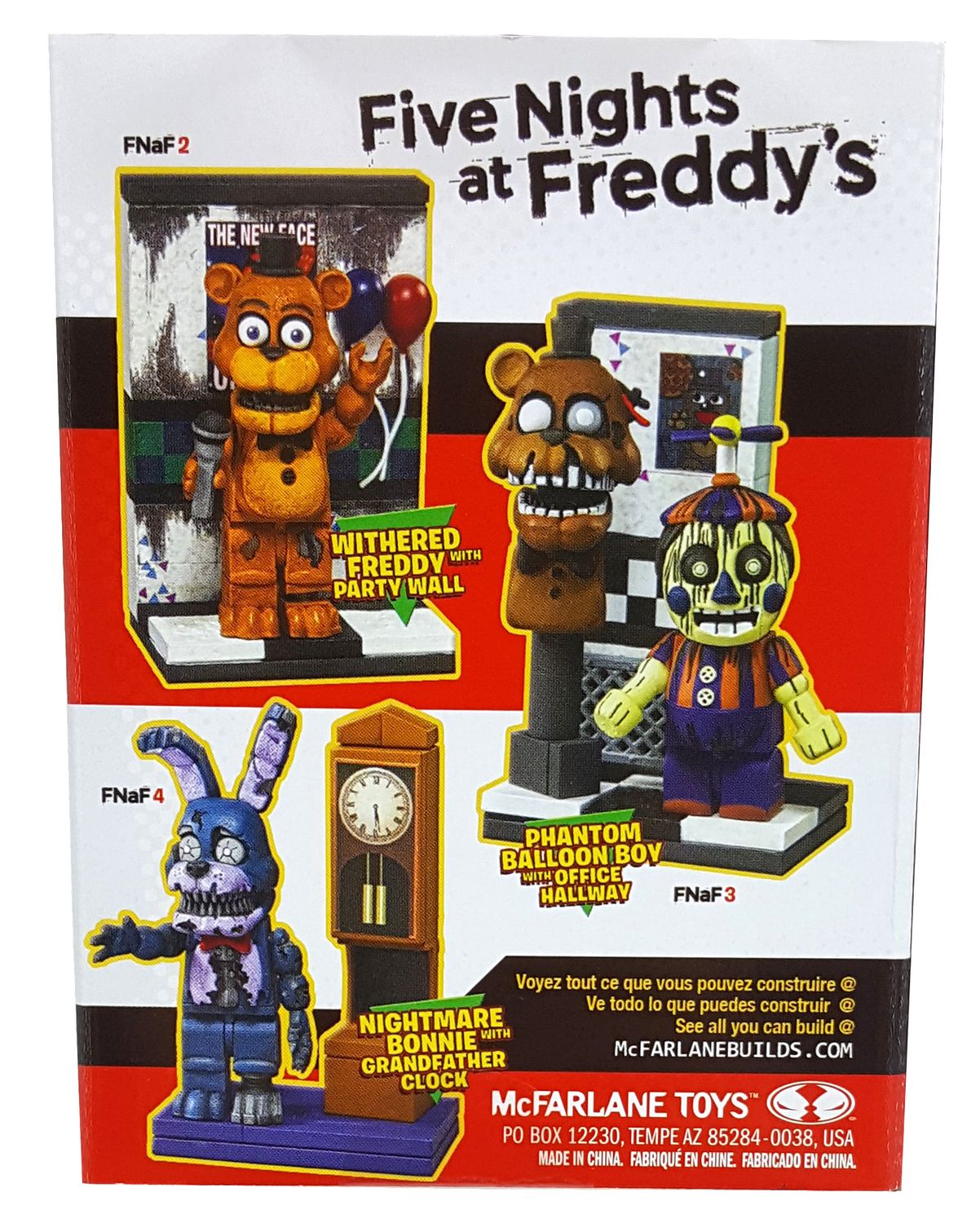 Five Nights At Freddy's Phantom Balloon Boy w/ Office Hallway Minifigure 39  pcs!
