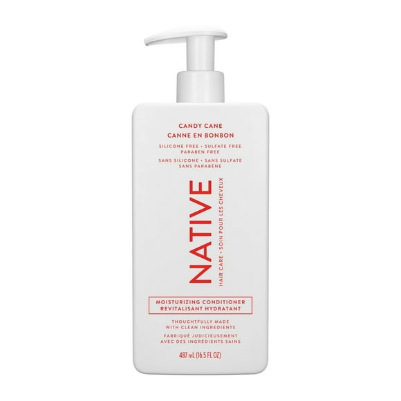 Native Limited Edition Moisturizing Conditioner, Candy Cane, Sulfate Free, Paraben Free, 487 ml, 487ML