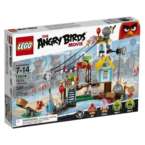 LEGO(MD) Angry Birds - La démolition de Cochon Ville (75824)