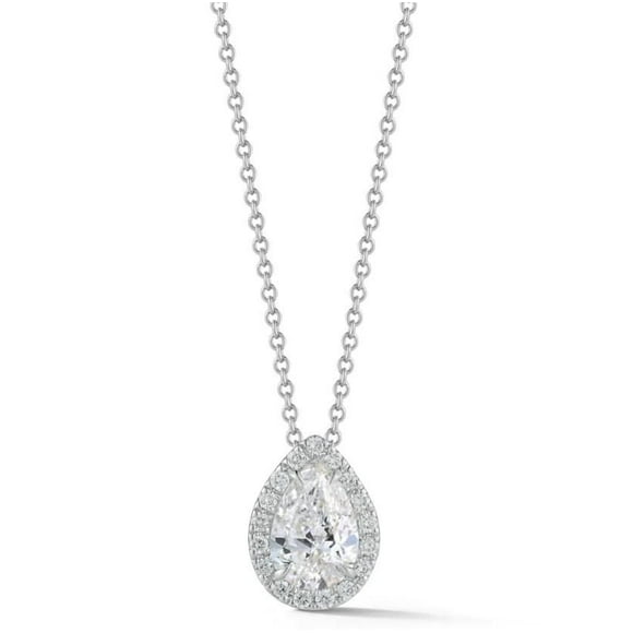 Luxury Designs Sterling Silver Cubic Zirconia Pear Set