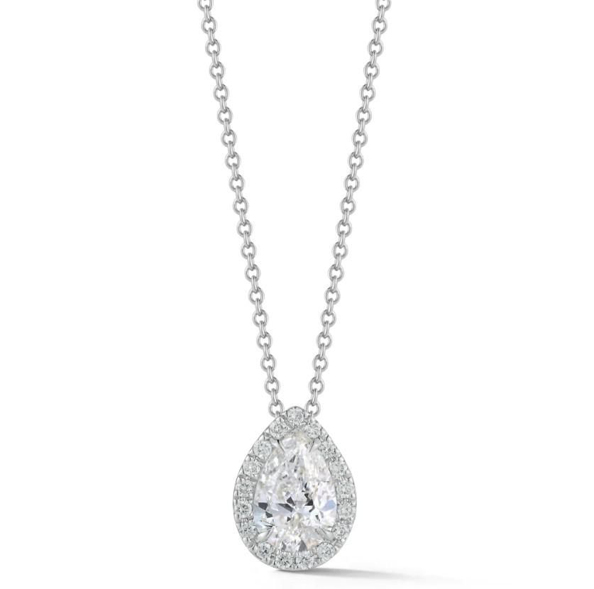 Luxury Designs Sterling Silver Cubic Zirconia Pear Set