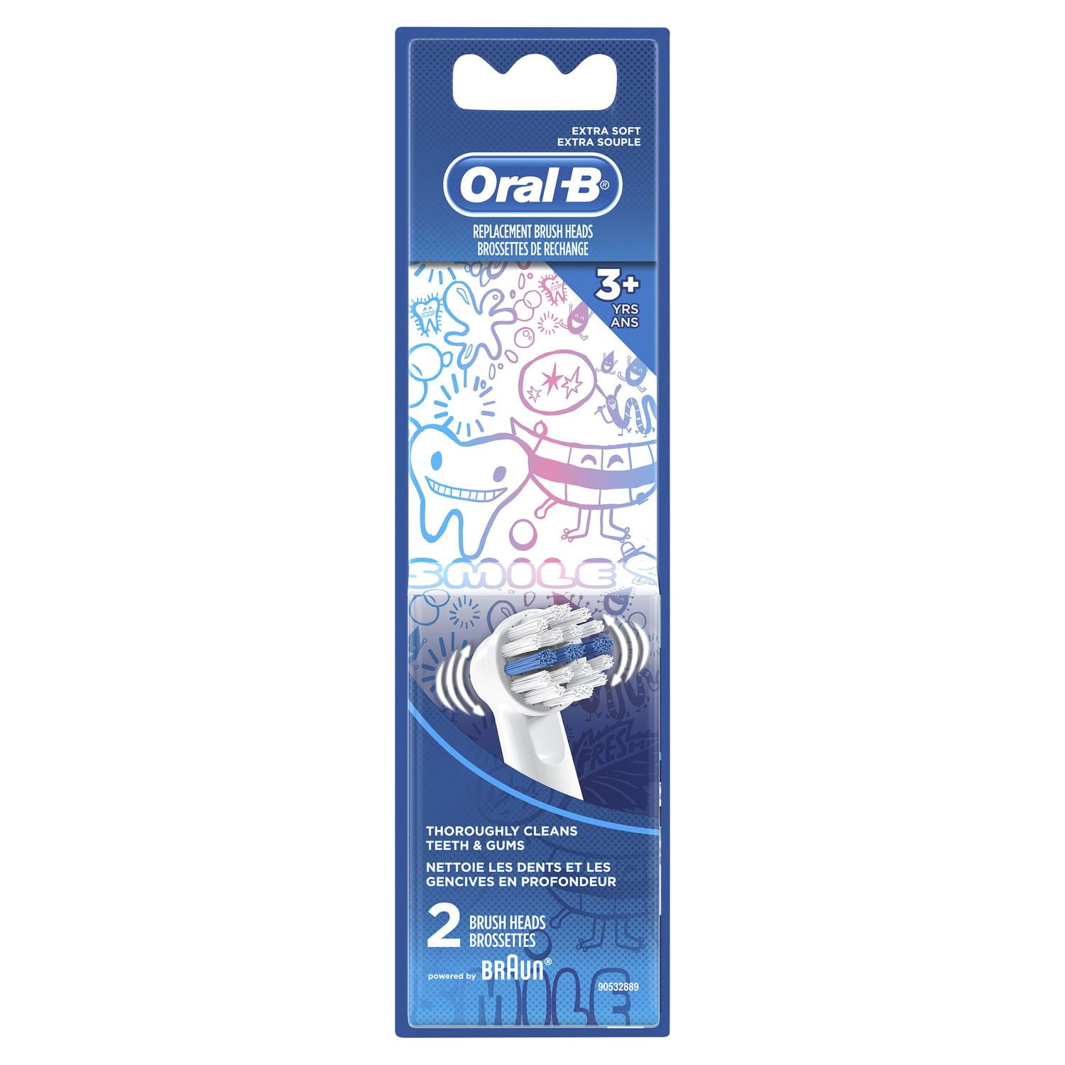 Oral-B Kids Extra Soft Replacement Brush Heads - Walmart.ca