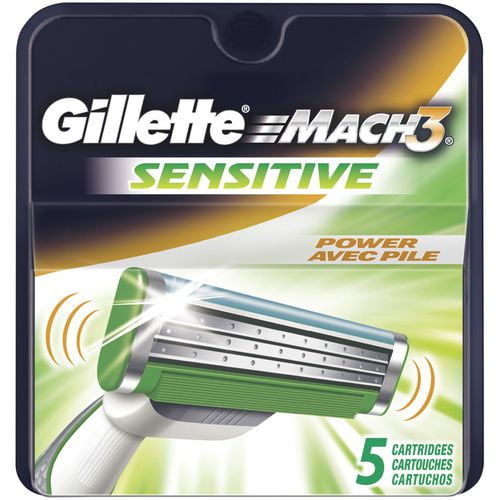 Cartouches pour hommes avec pile MACH3 Sensitive de Gillette