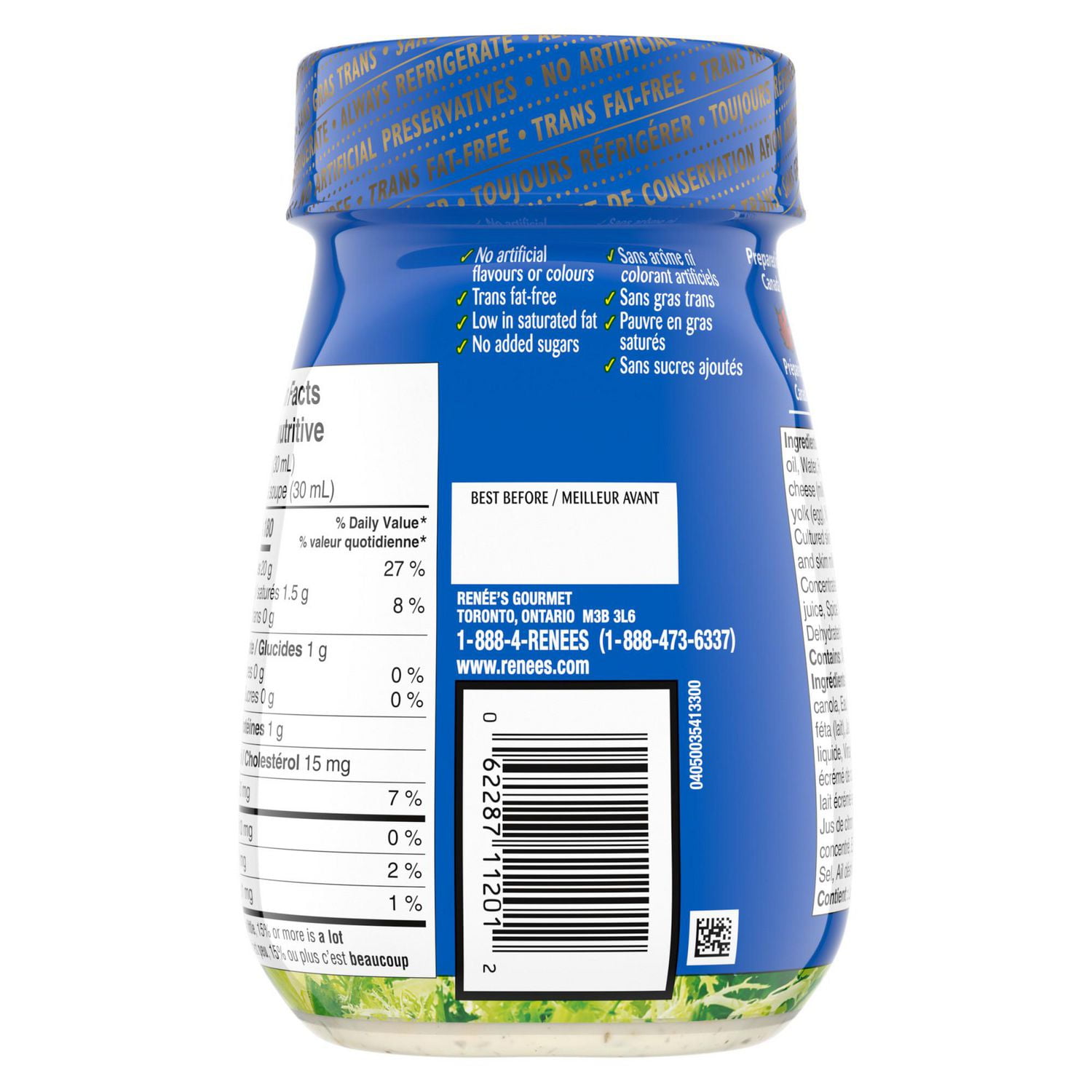 Renée’s Greek Feta Dressing, Feta Dressing