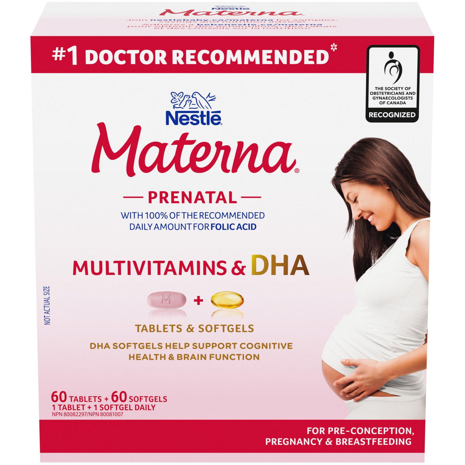 Nestlé MATERNA® + DHA Prenatal Supplement ComboPack Walmart Canada