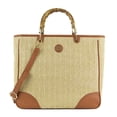 thumbnail image 1 of Sam & Libby Lucia Straw Shopper w/ Bamboo Handle, 1 of 5