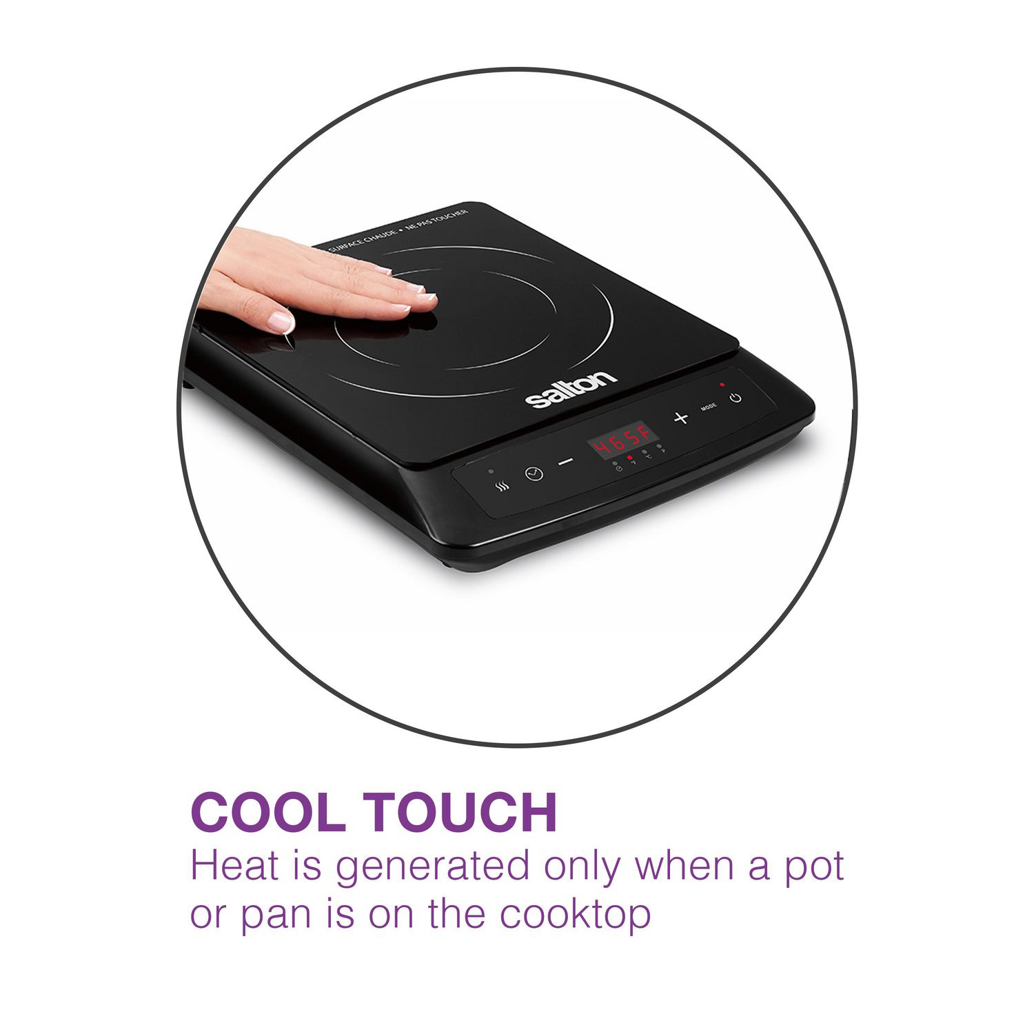 Salton induction cooktop how to use hot sale