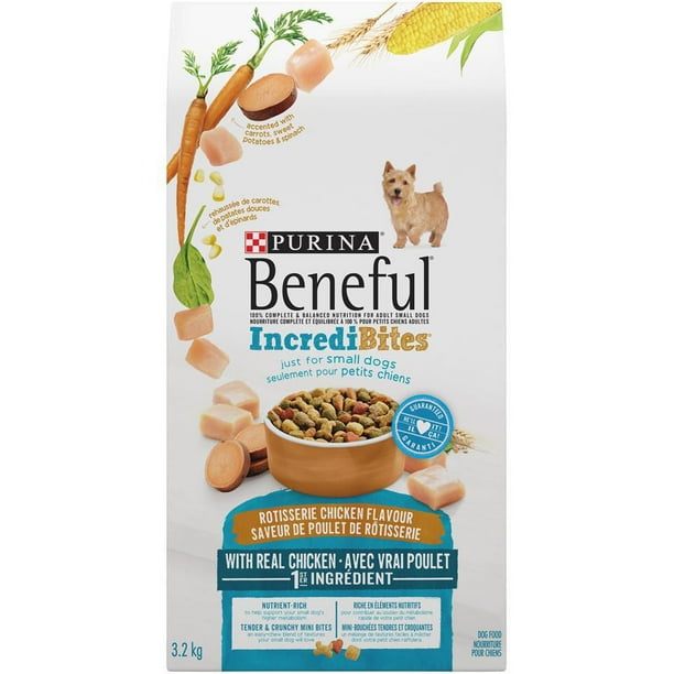 Beneful IncrediBites Dry Dog Food for Small Dogs, Rotisserie Chicken ...