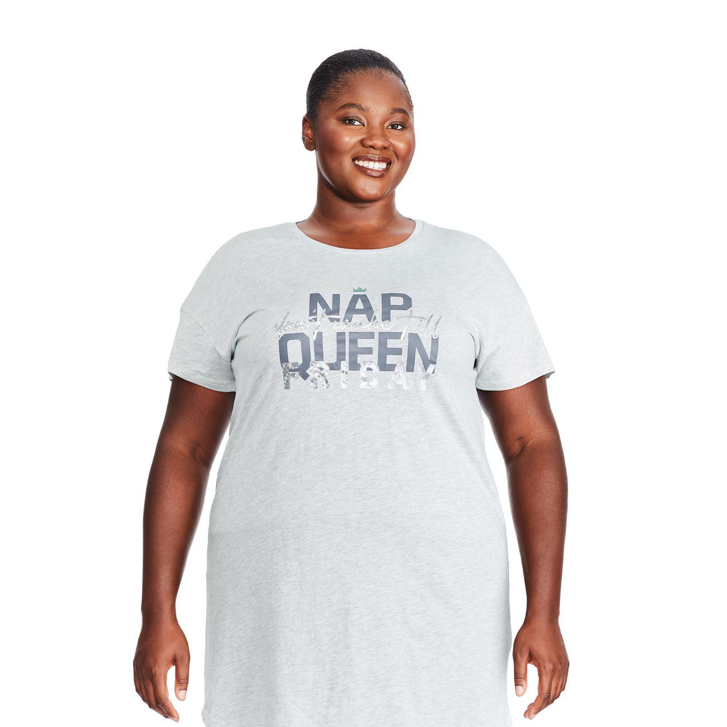 George Plus Women's Crew Neckline Nightshirt