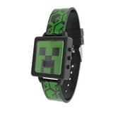Minecraft Flashing Digital Rubber Watch with Corded Bracelet - Walmart.ca