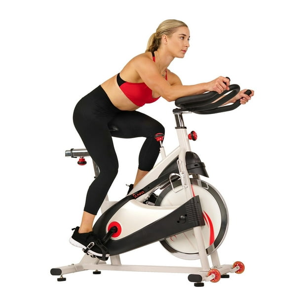 Vélo de cyclisme d'intérieur à entraînement par courroie SF-B1509 de Sunny Health & Fitness