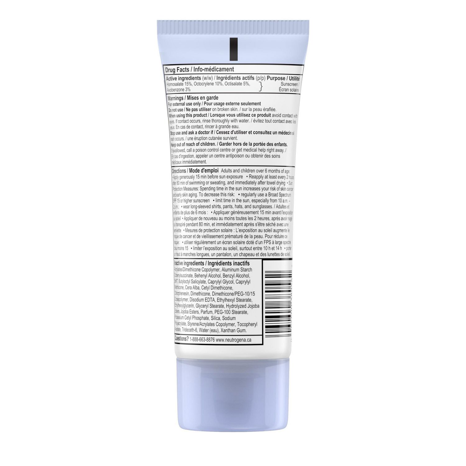 Neutrogena Ultra Sheer Dry-Touch Sunscreen SPF 60, Water & Sweat