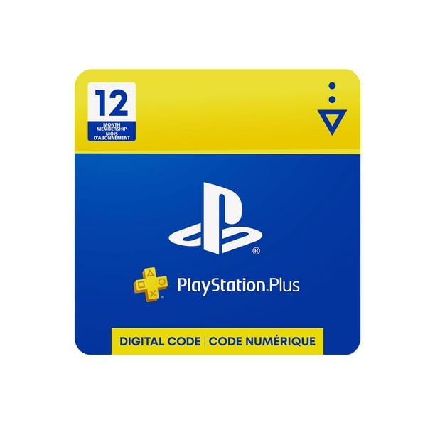 PlayStation Plus – Adhésion de 12 mois - le code électronique