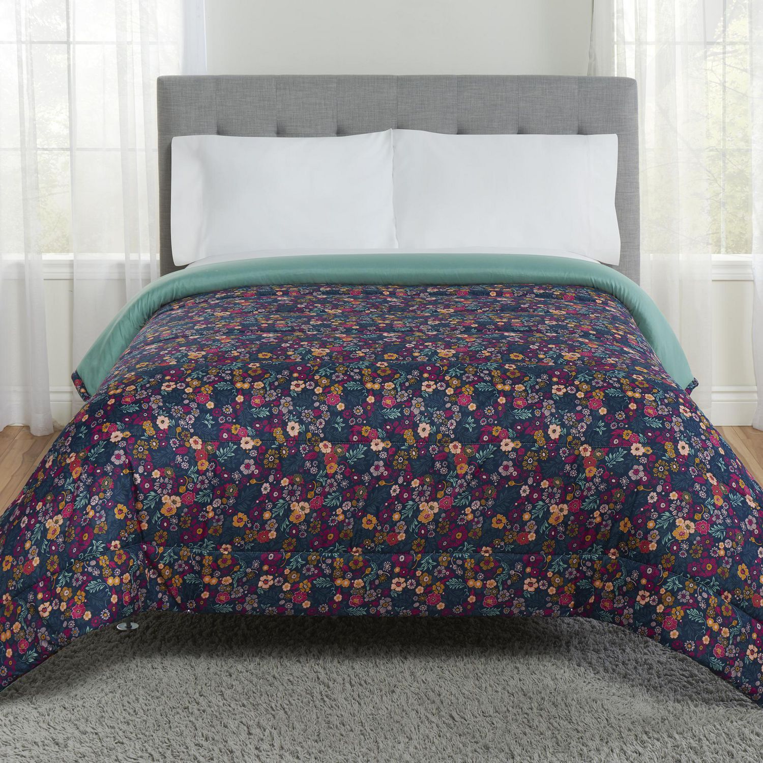 Floral Print Comforter Double/Queen Walmart Canada