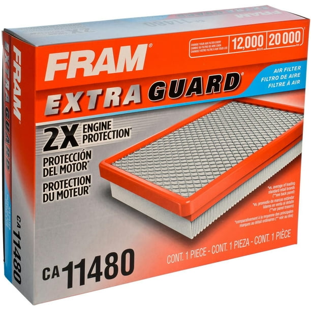 FRAM Extra Guard Air Filter CA11480, 20000 km filter Walmart.ca