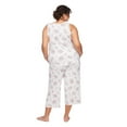 thumbnail image 3 of George Women's Plus Capri Sleep 2-Piece Set, 3 of 6