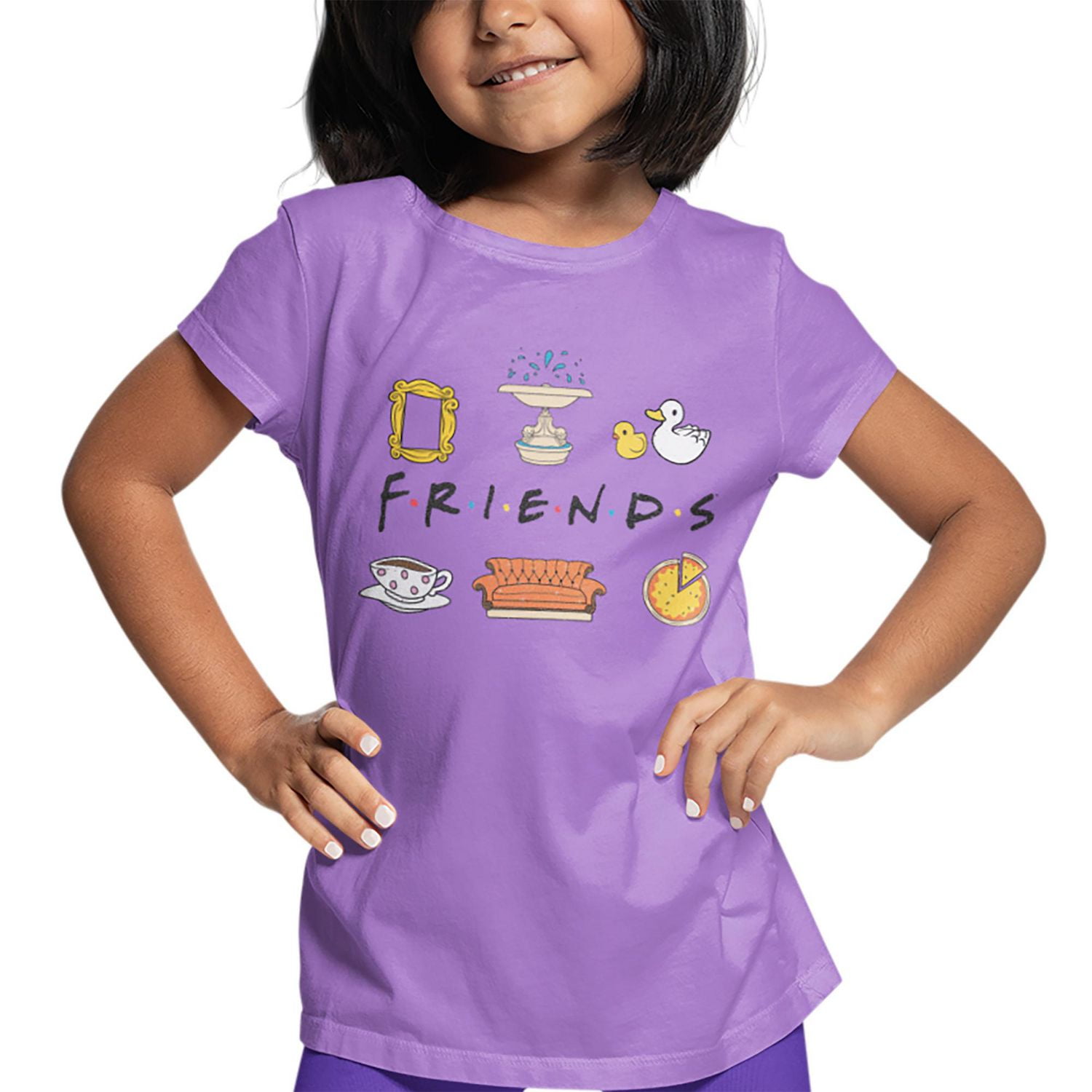 Friends Girl's short sleeve tee shirt