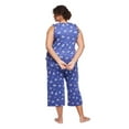 thumbnail image 3 of George Women's Plus Capri Sleep 2-Piece Set, 3 of 6