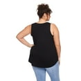 thumbnail image 3 of George Women's Plus V-Neckline Swing Tank, 3 of 6